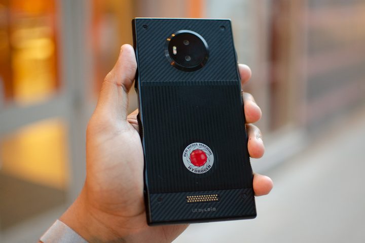 RED Hydrogen One back outside