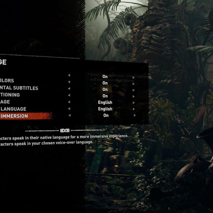 deaf gamers making gaming more accessible shadow of the tomb raider accessibility settings 3