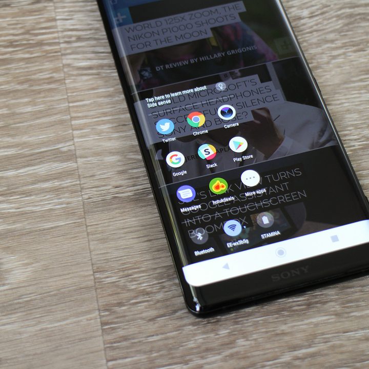sony xperia xz3 side sense