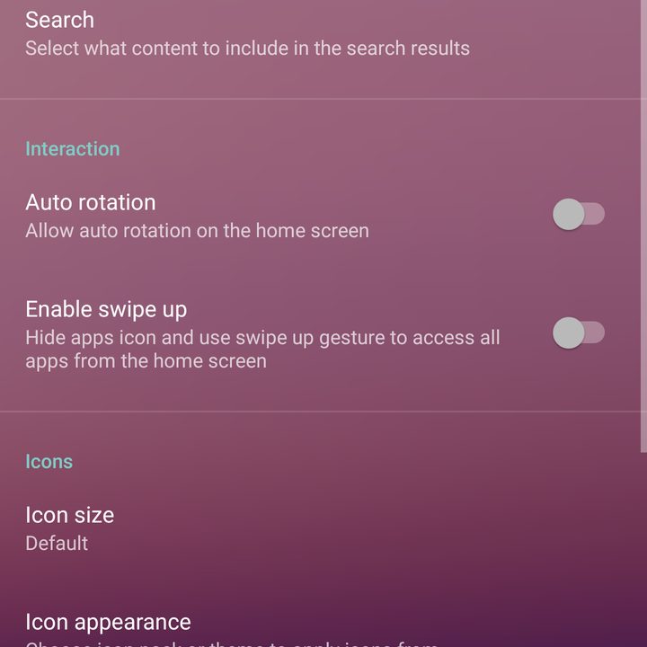 sony xperia xz3 settings customize home screen 3