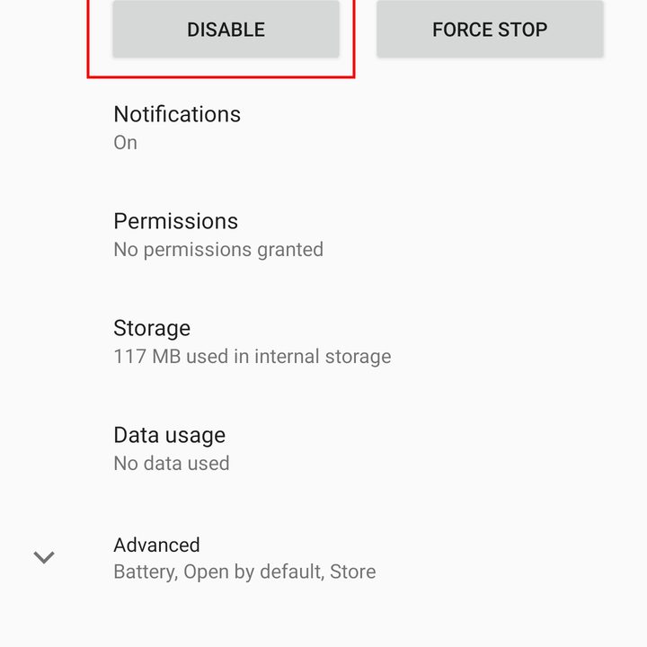 sony xperia xz3 settings disable apps 3