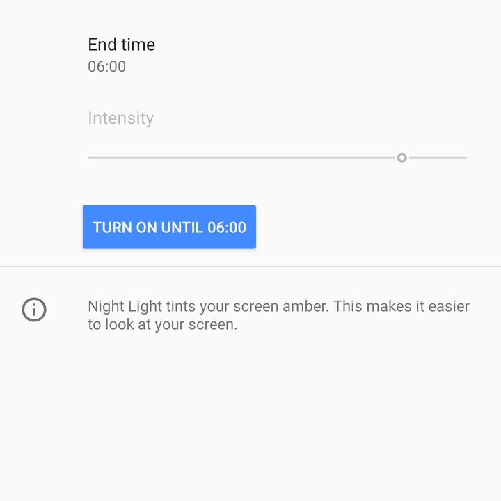 sony xperia xz3 settings night light 3