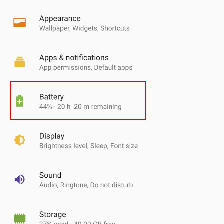 Set up Stamina mode