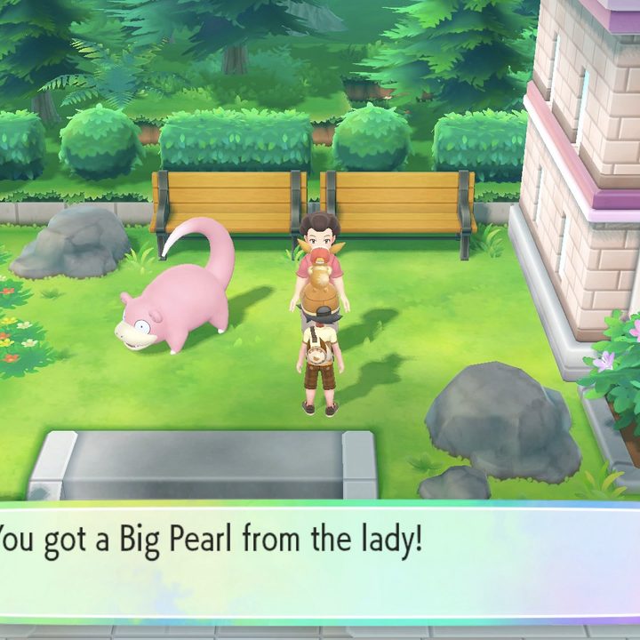Pokémon Let's Go big pearl lady
