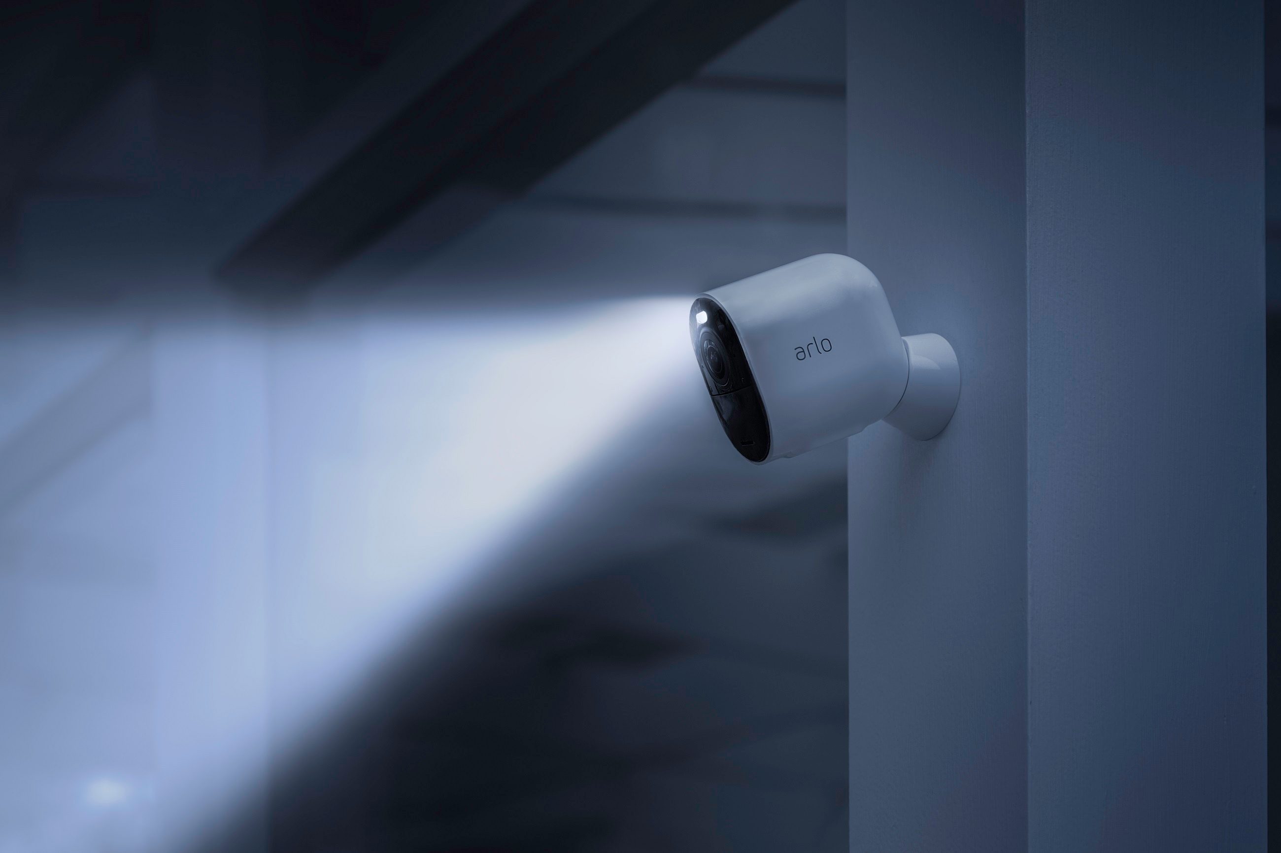 arlo utra security camera ultra spotlight lifestyle