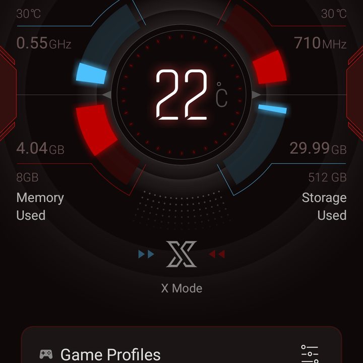 asus rog phone review screens game center