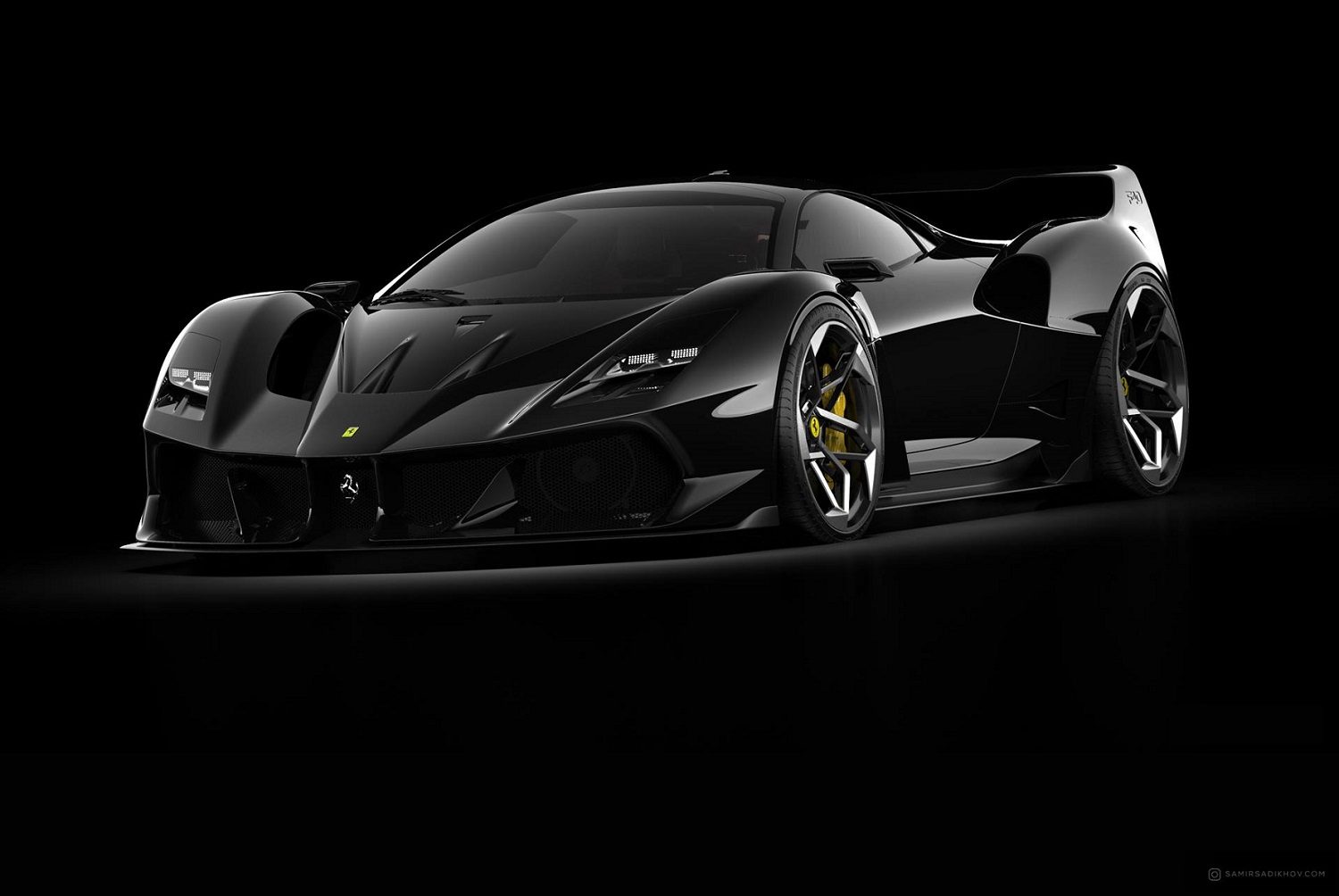 Quick! Someone petition Ferrari to make this luscious tribute to