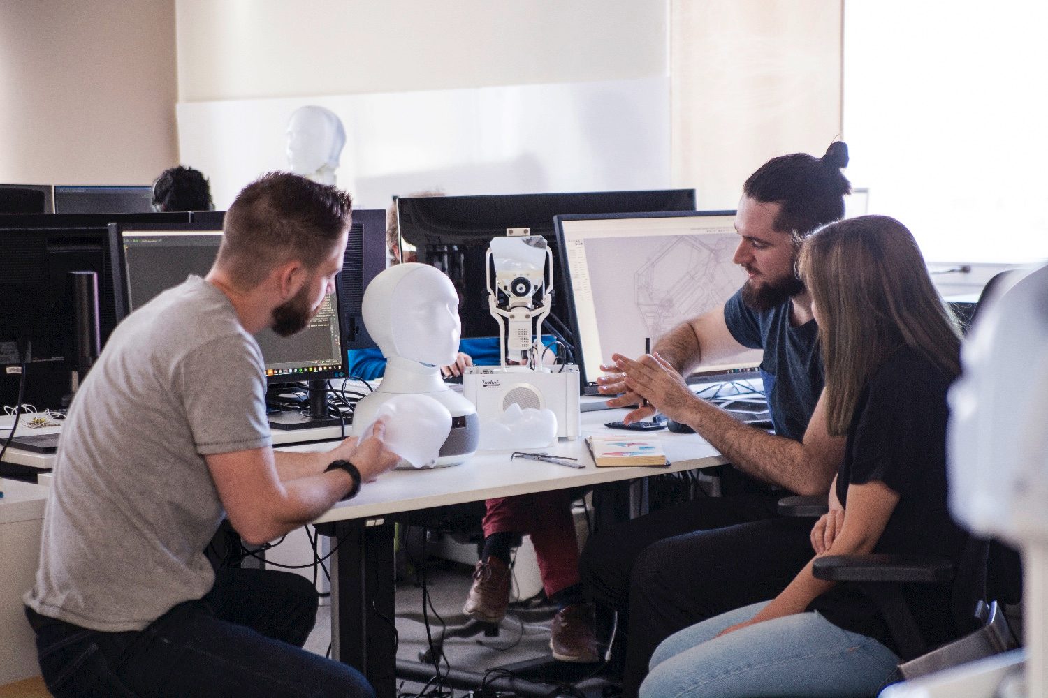 furhat social training robot studio
