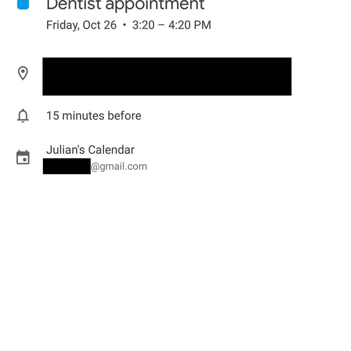 google white space app redesigns calendar