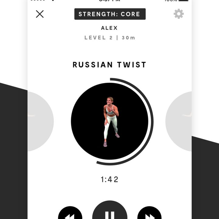 Gym Smart Mirror App Screenshots