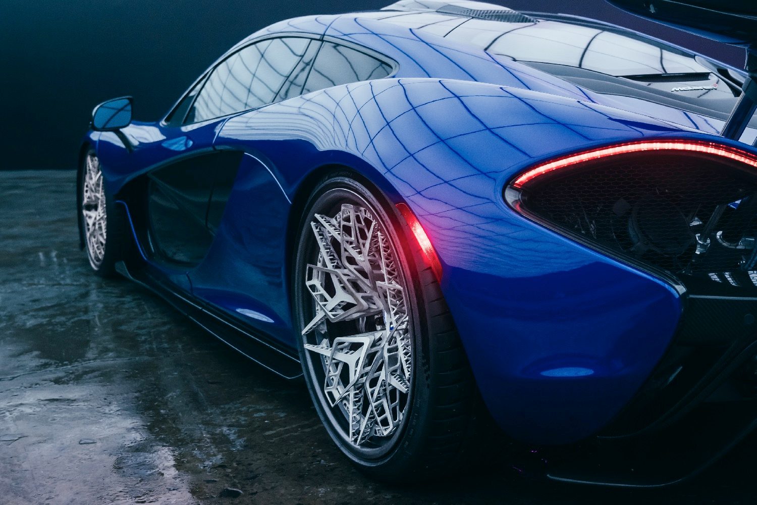 HRE3D+ Titanium Wheels on a McLaren