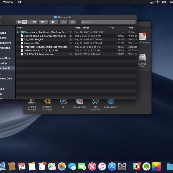 dark mode macos mojave vs windows 10 darkmode files