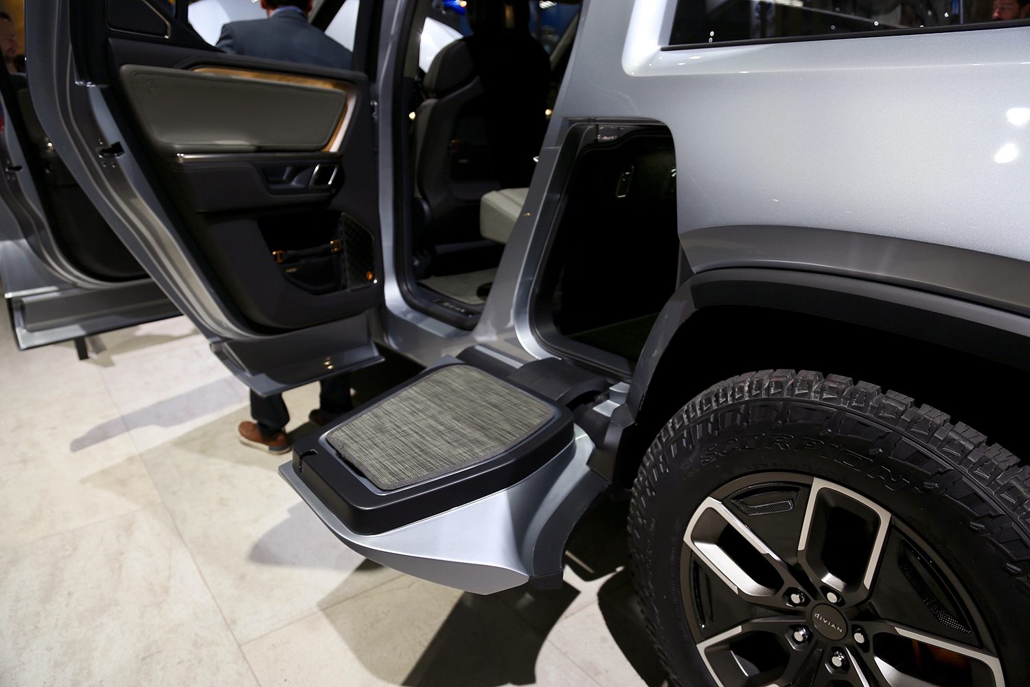 rivian r1t electric pickup truck mb 8