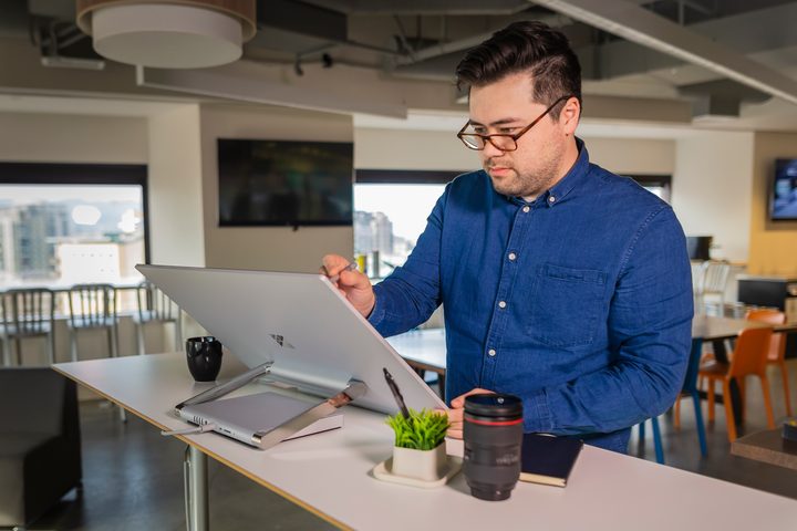 Microsoft Surface Studio 2 is a great art station.