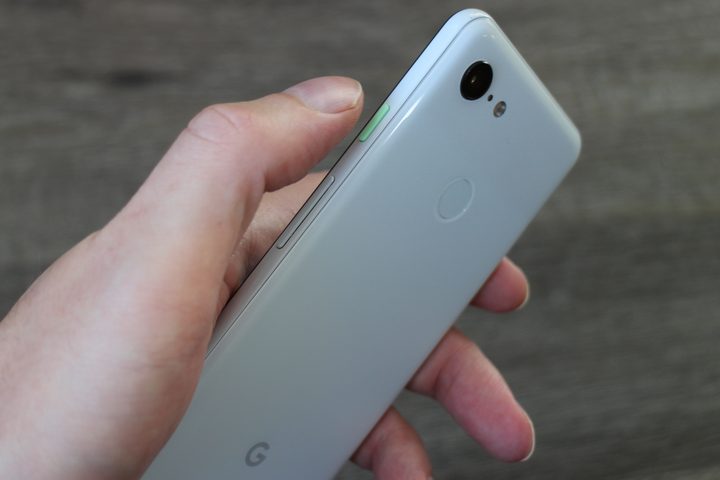 Pixel 3 power button