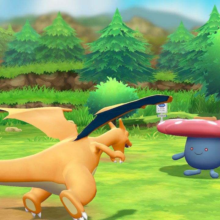 Pokémon Let's Go battle