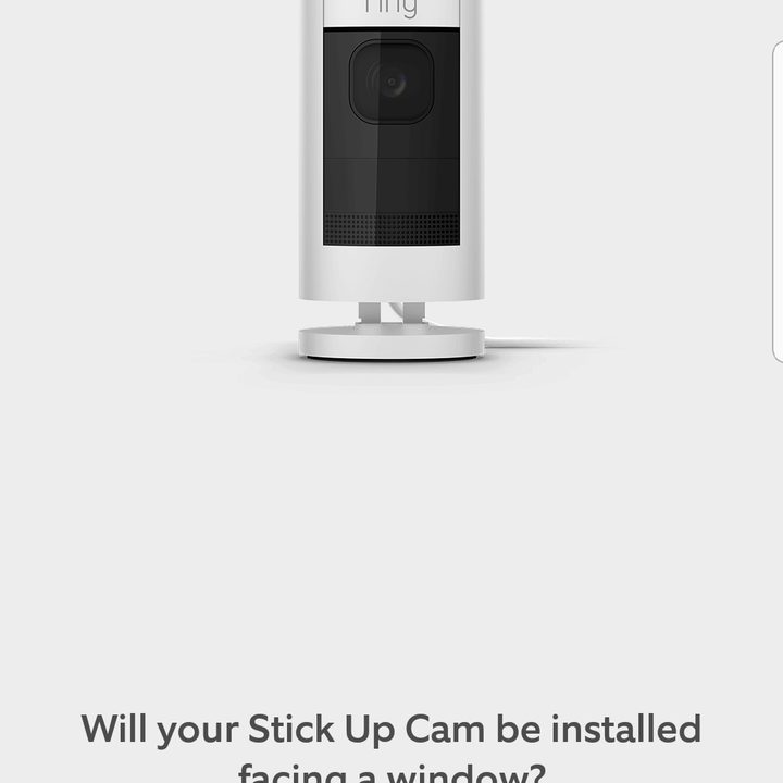 Ring Stick Up Cam app