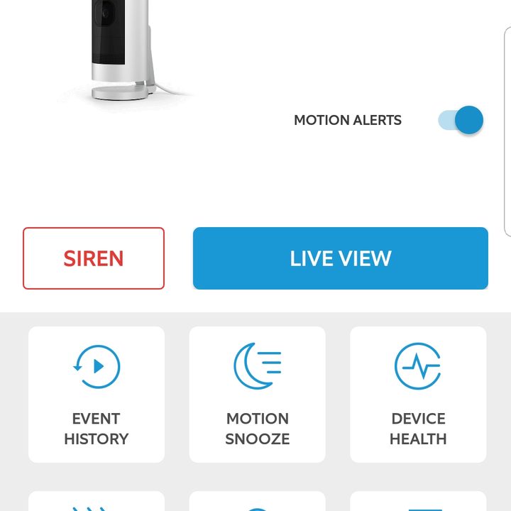 Ring Stick Up Cam app