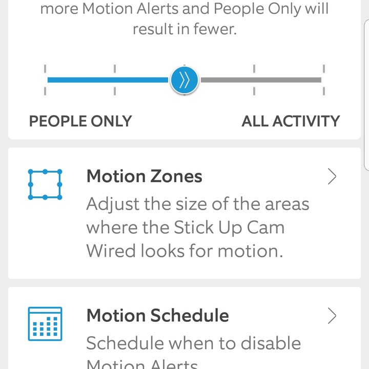 Ring Stick Up Cam app