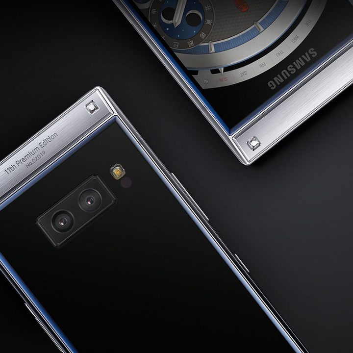 samsung w2019 high end flip phone unveiled 3