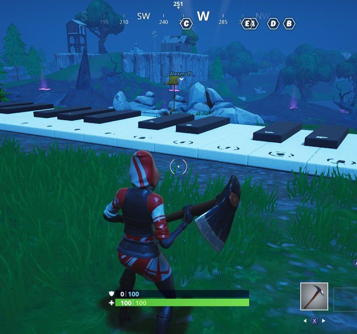fortnite sheet music locations season 6 week 6 challenges