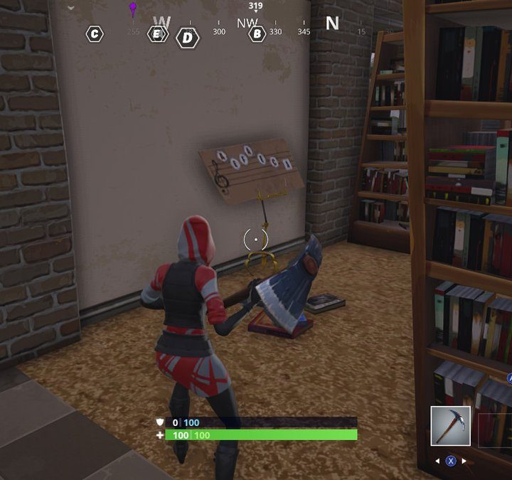 fortnite sheet music locations season 6 week 6 challenges