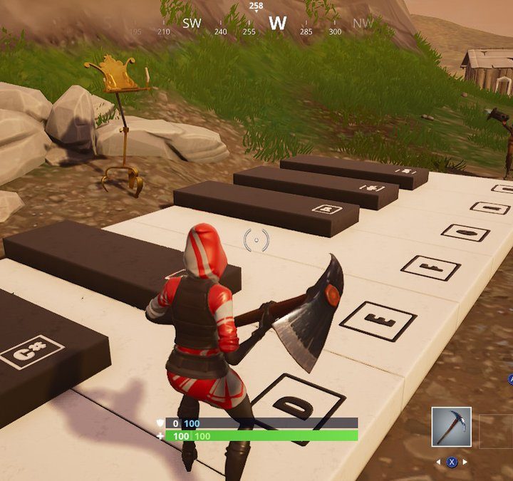 fortnite sheet music locations season 6 week 6 challenges