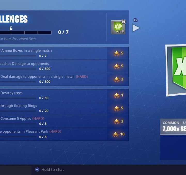 fortnite season 6 week 7 challenges skydive through floating rings