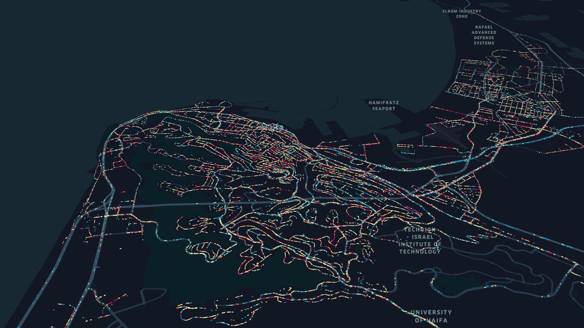 Tel-Aviv-Israel-Smart-Mobility-Summit-tactile-haifa-map