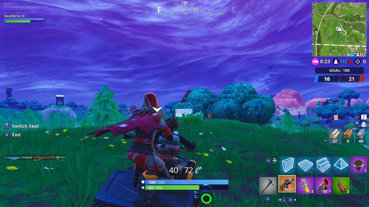 fortnite week 10 challenges vehicle timed trials