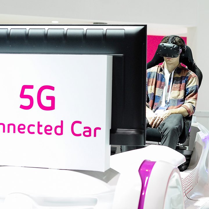 A 5G Connected Car demonstration.