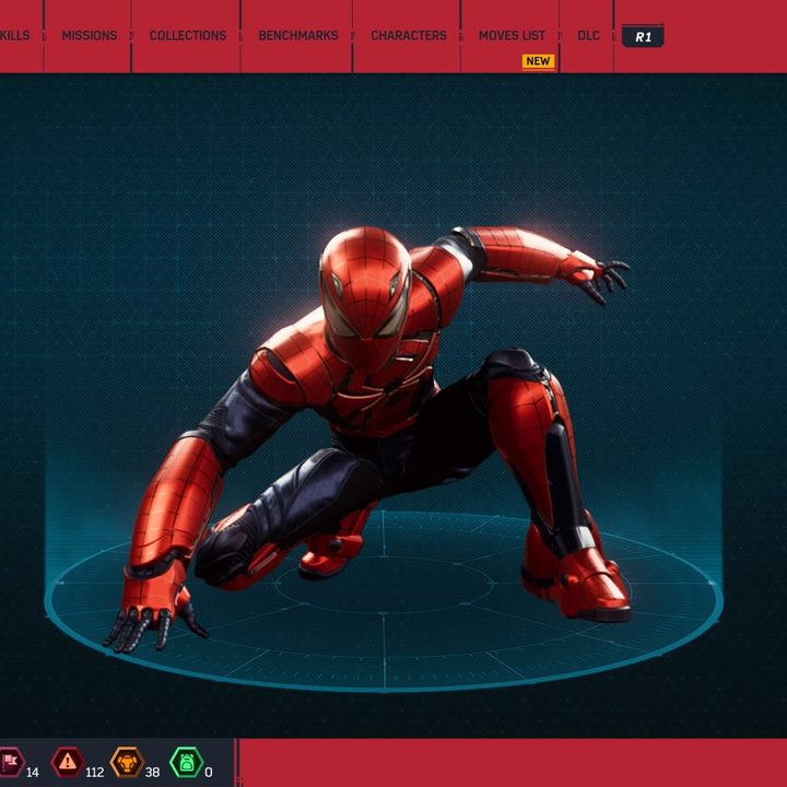 Spider-man in his aaron armor.