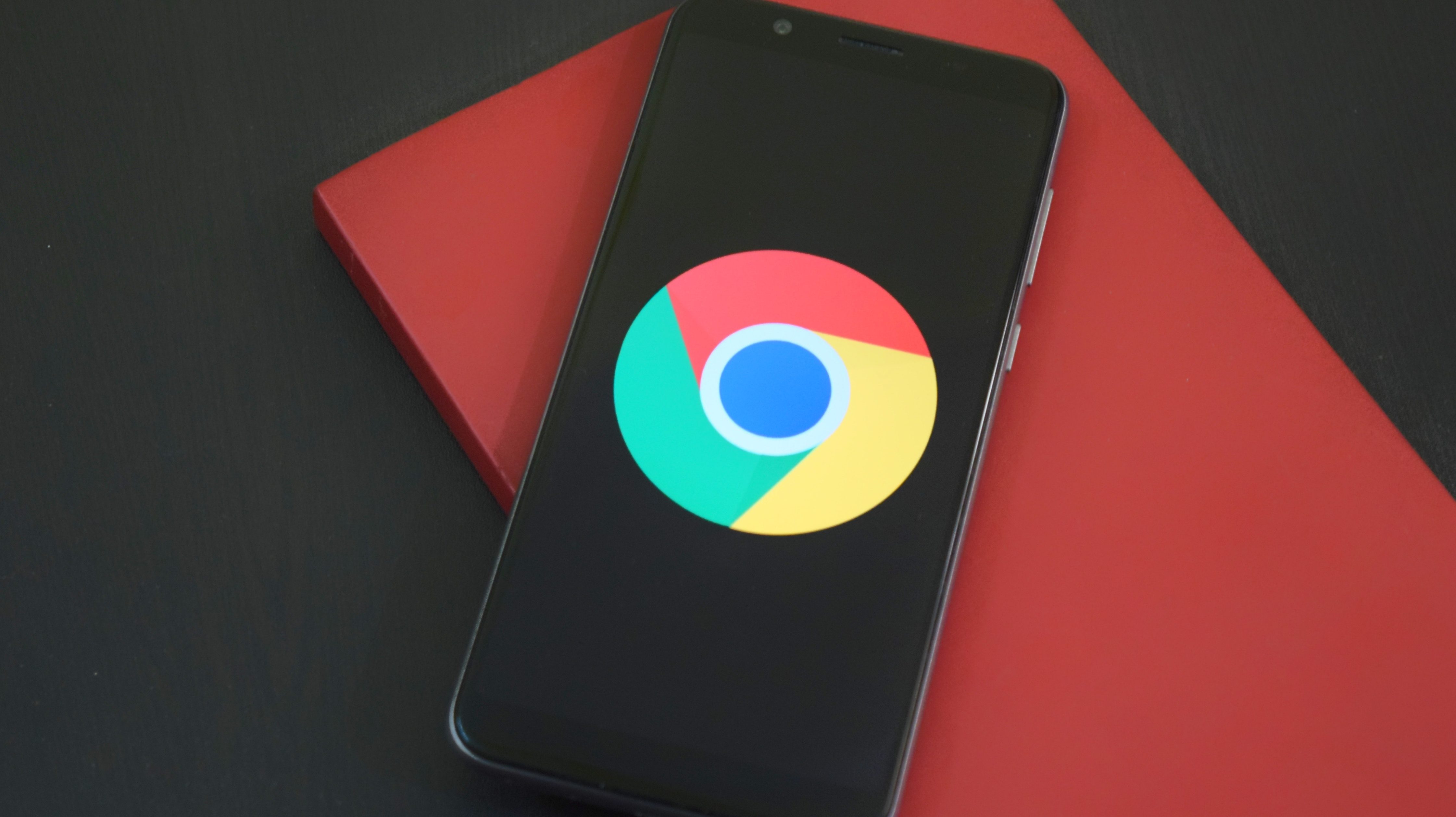 Chrome Smartphone stock image