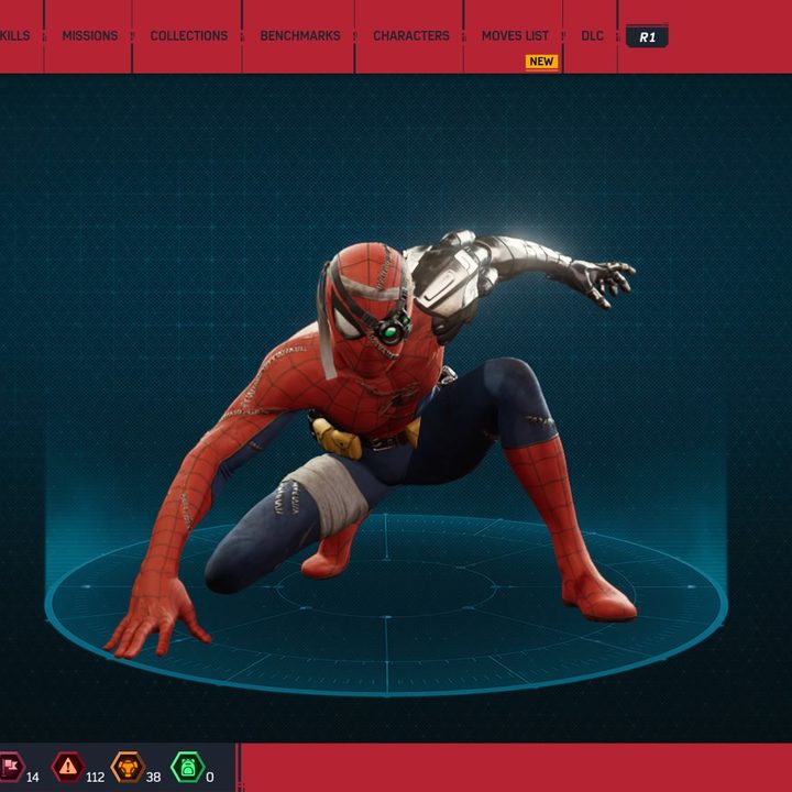 Spider-man in his cyborg suit.