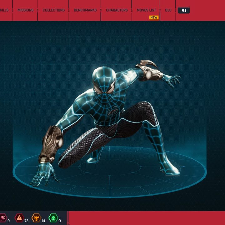 Spider-man in his fear itself suit.