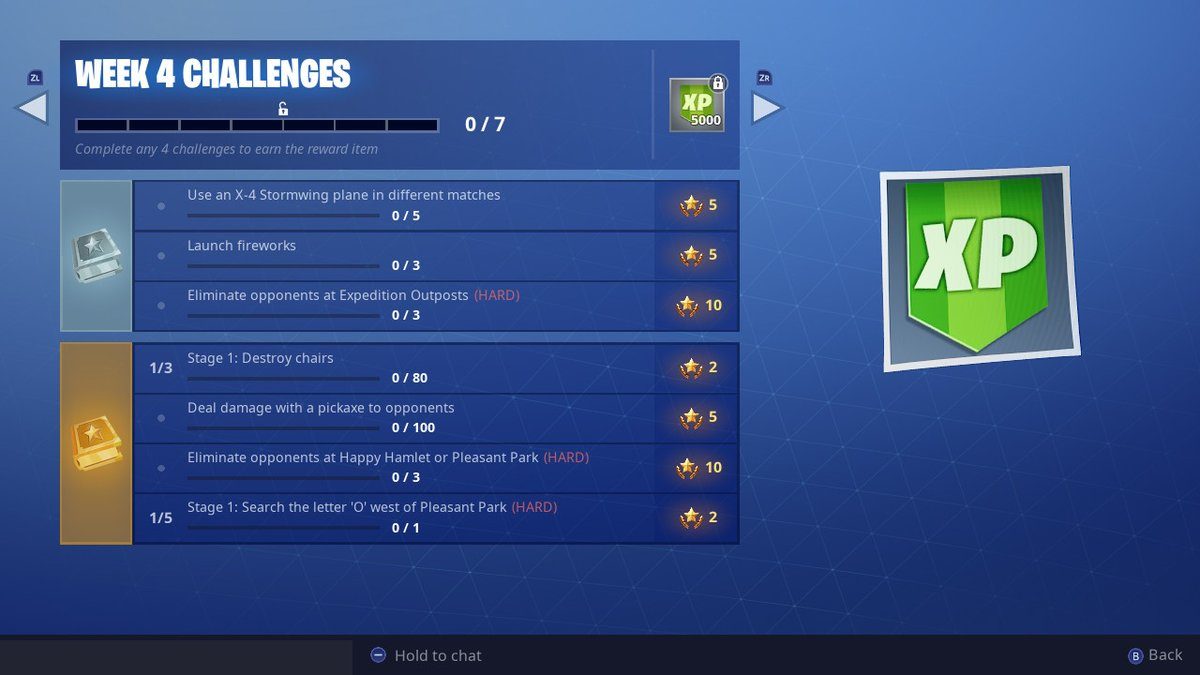 fireworks fortnite week 4 challenges