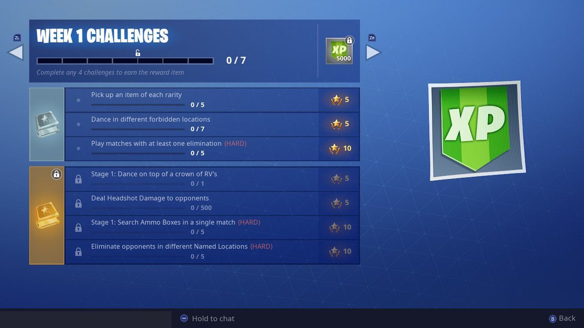 fortnite season 7 week 1 challenges: fortnite forbidden locations