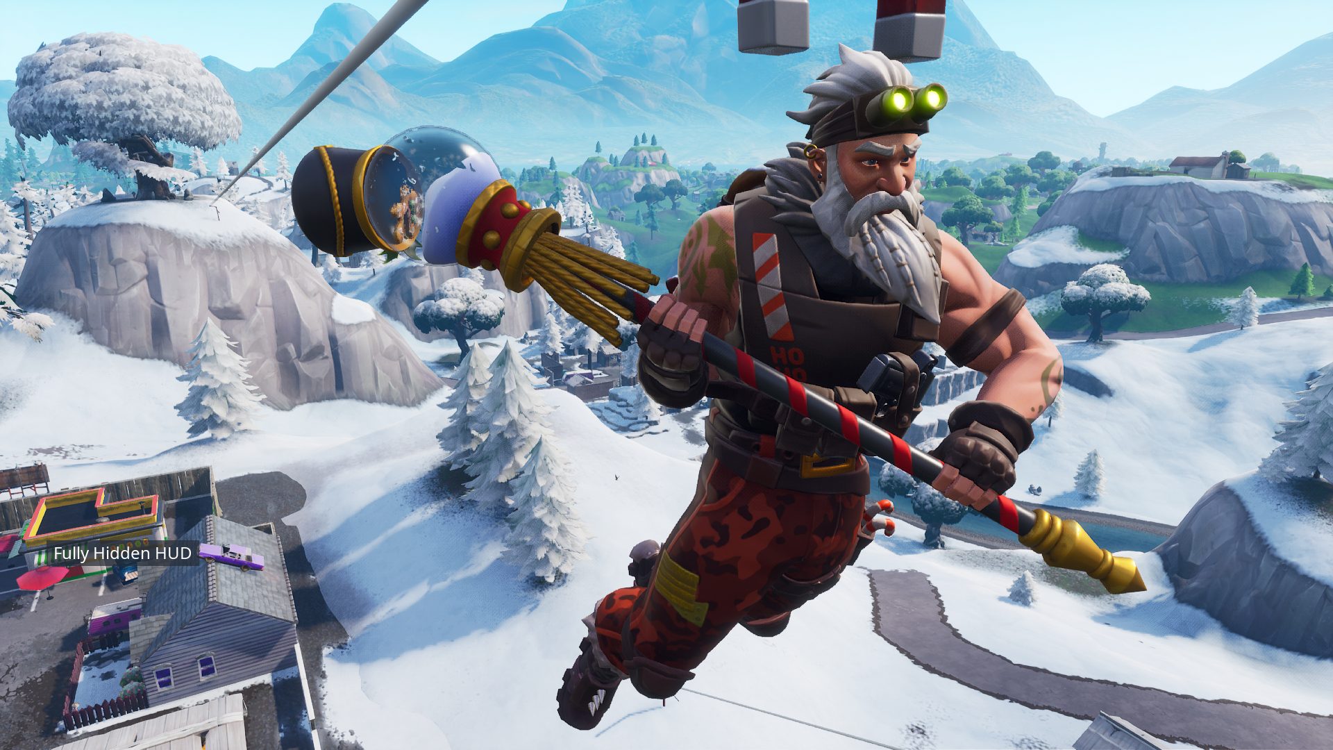 Fortnite Season 7 Week 3 challenges | search between 3 ski lodges