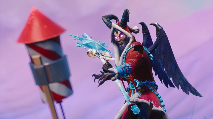 fireworks fortnite season 7 week 4 challenges - Krampus