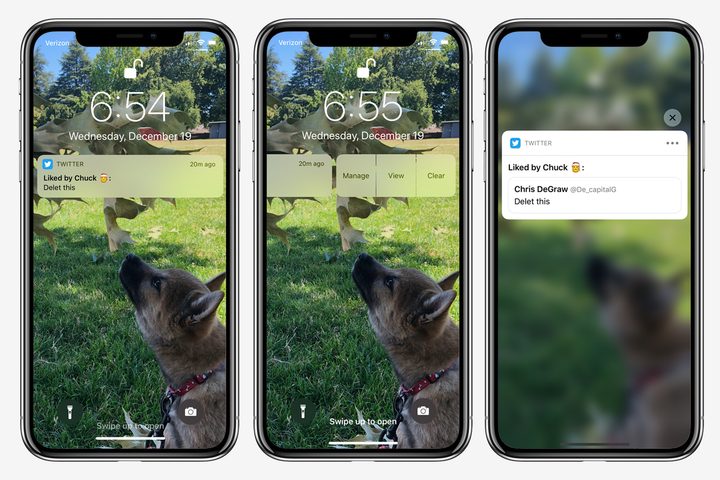 how to clear notifications on an iPhone