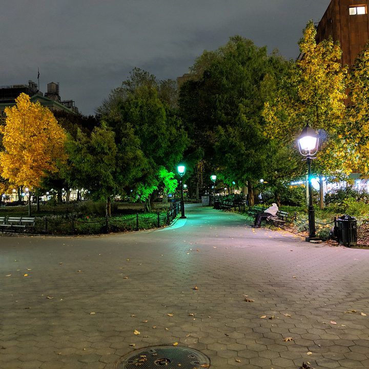 google pixel 3 night sight vs huawei mate 20 pro mode camera shootout pathway