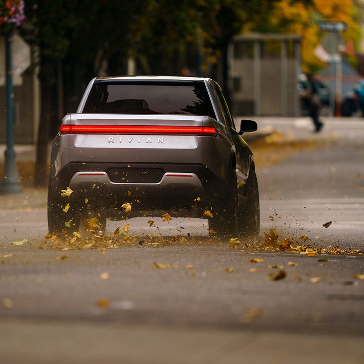 Rivian R1T rear view