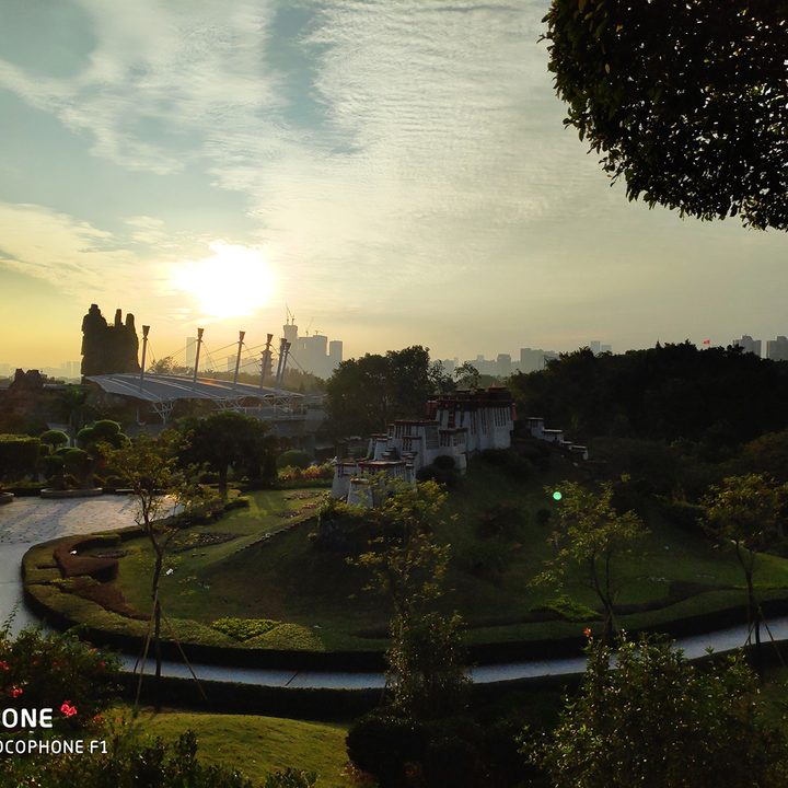 oneplus 6t honor 8x xiaomi mi 8 pro pocophone f1 camera shootout shenzhen sunset