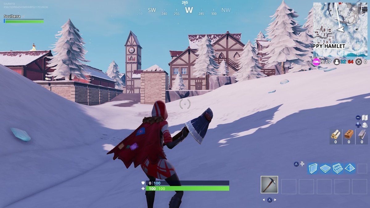 fortnite search between 3 ski lodges week 3 challenges