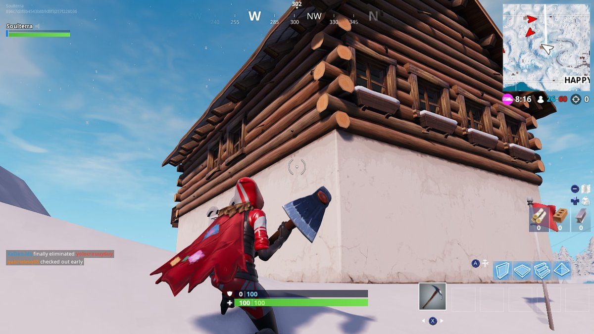 fortnite search between 3 ski lodges week 3 challenges