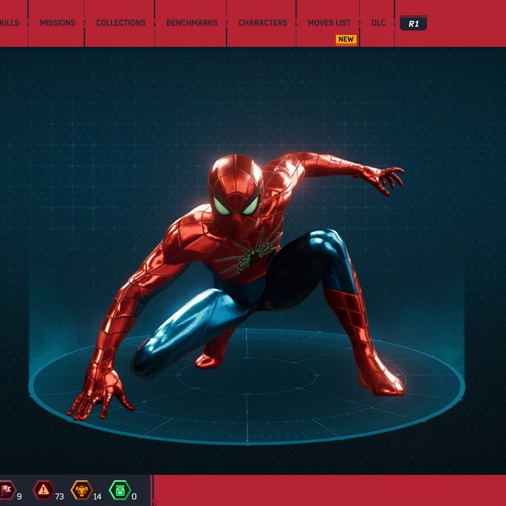 Spider-man in his mk 4 suit.