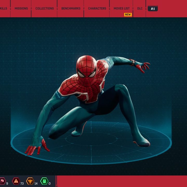 Spider-man in his UK suit.