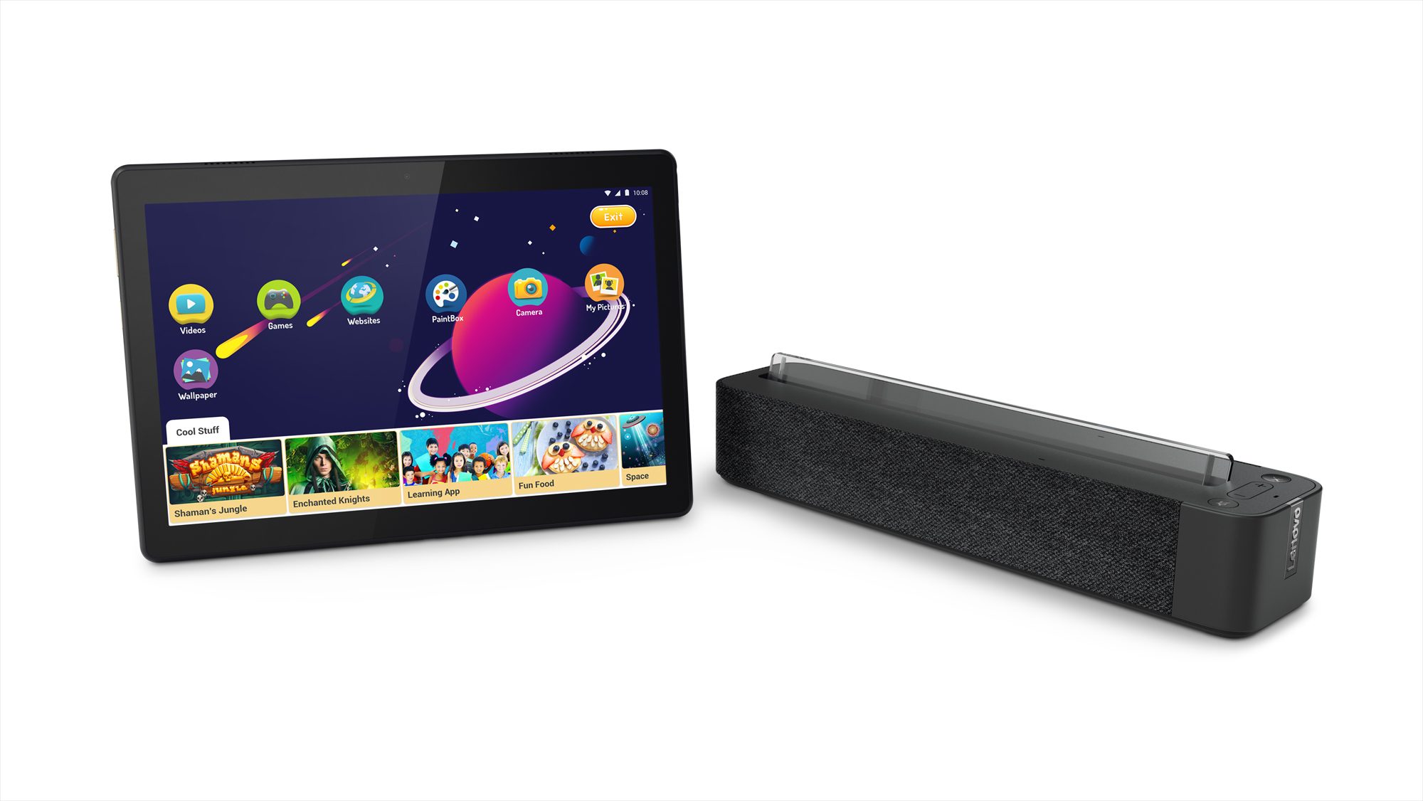 lenovo ces 2019 announcements 06 smart tab m10 with dock hero saprate apps son