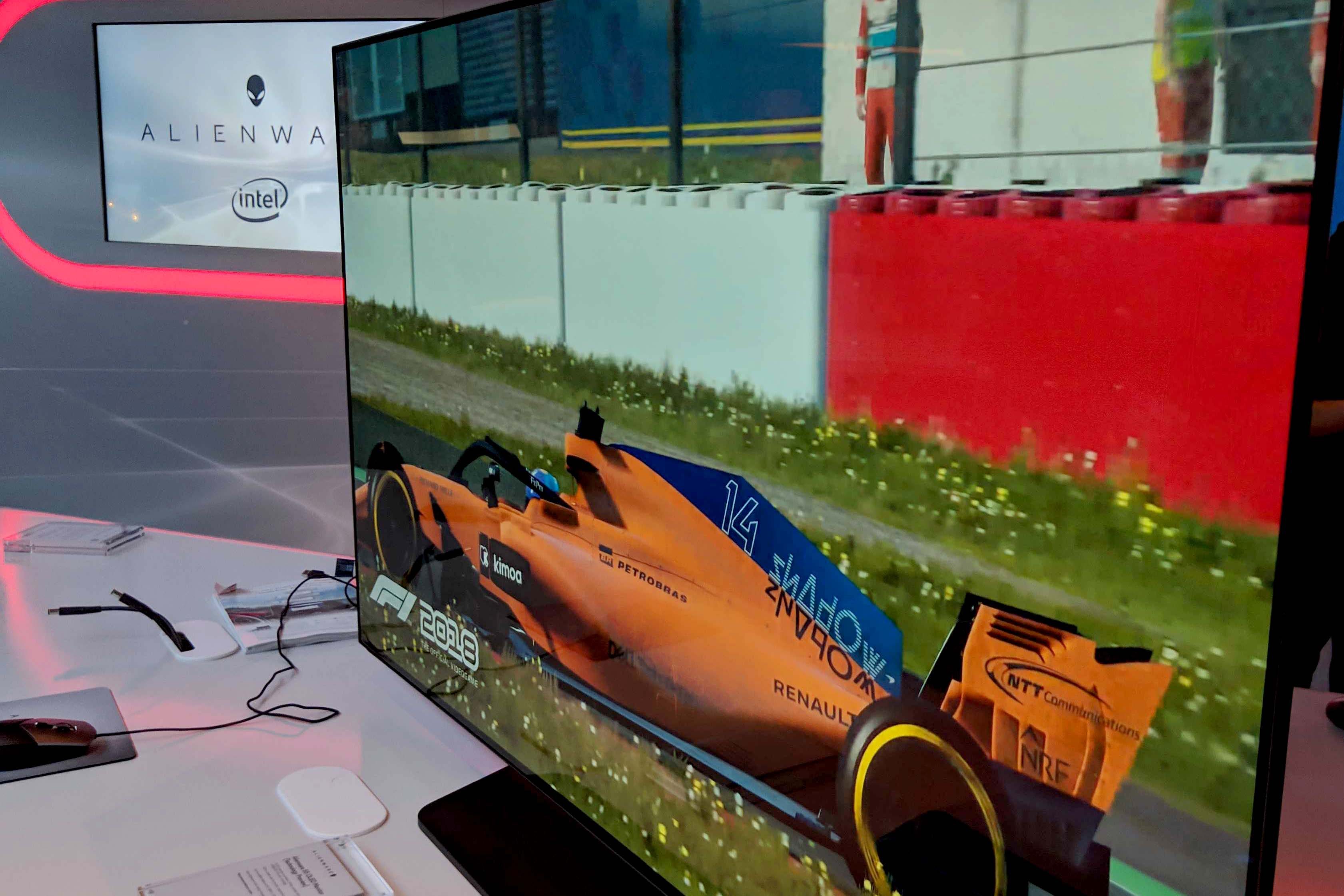 Alienware OLED 55 Gaming Monitor CES 2019
