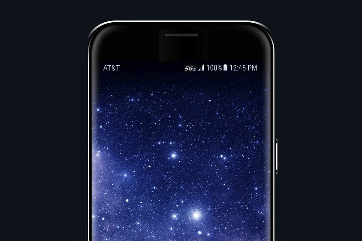 An icon indicates 5G E on a mobile phone